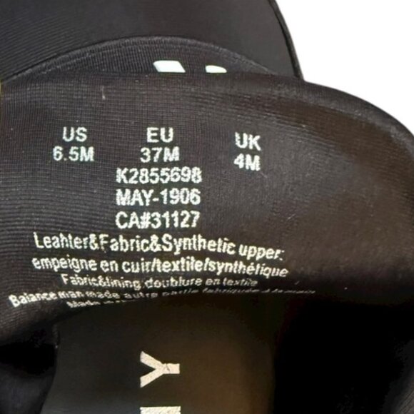 DKNY Black Logo Strap High-Top Sneakers Women’s 6.5 - Picture 7 of 8